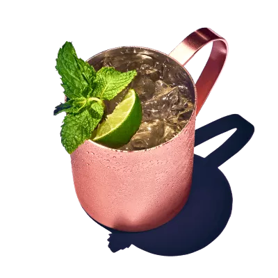 A great summer drink with a cup of grapefruit mule with vodka from Pinnacle.