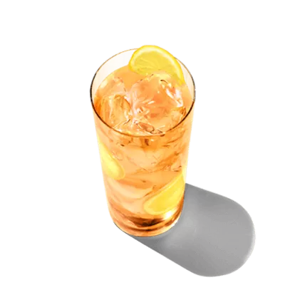 A colorful glass of Ice Tea Vodka from Pinnacle.