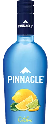 High quality bottles and aesthetic design with citrus vodka from Pinnacle.