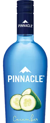 High Quality Bottles And Aesthetic Design With Cucumber Infused Vodka From Pinnacle.