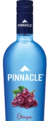 High quality bottles and aesthetic design with grape vodka from Pinnacle.