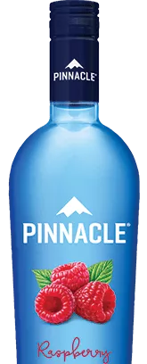 High Quality Bottles And Aesthetic Design With Raspberry Vodka From Pinnacle.