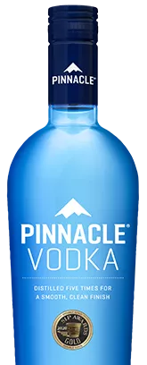 High quality bottles and aesthetic design with Pinnacle Original Vodka.